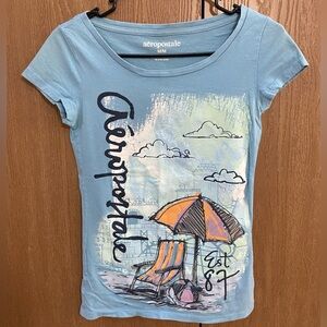 Aeropostale Beach Graphic Tshirt